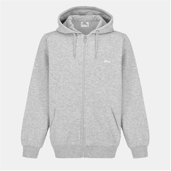Slazenger Men's Grey Borg Lined Fleece Hoodie in Size 2XL, Sports Direct