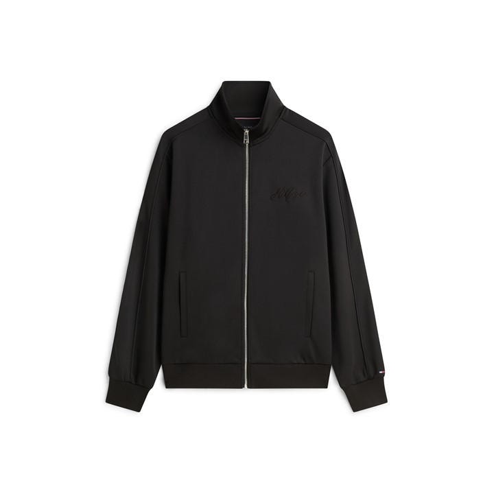 Tommy Hilfiger Men's Black Modern Ath Full Zip Fleece in Size M, Sports Direct
