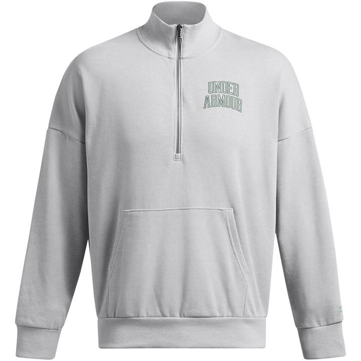Under Armour Men's Grey Icon 1/4 Zip Fleece in Size M, Sports Direct