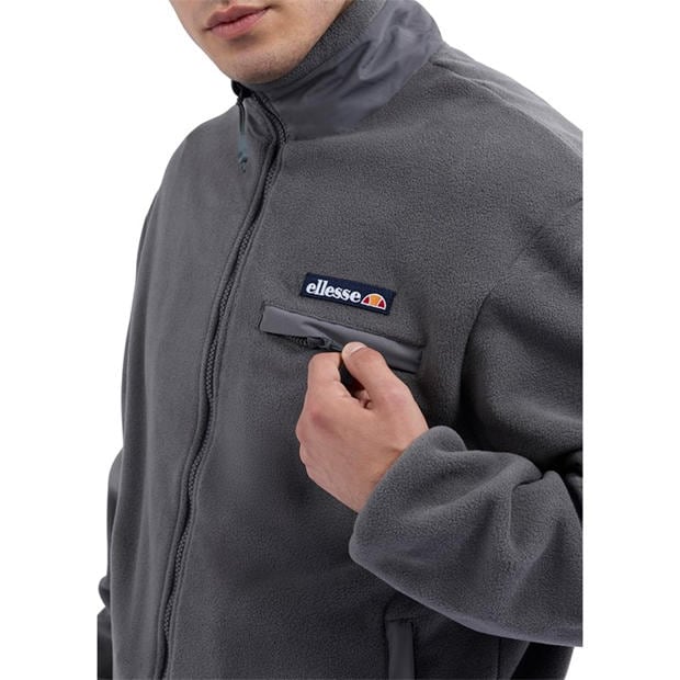 Ciemny szary - Ellesse - Men's Maseben Full-Zip Fleece