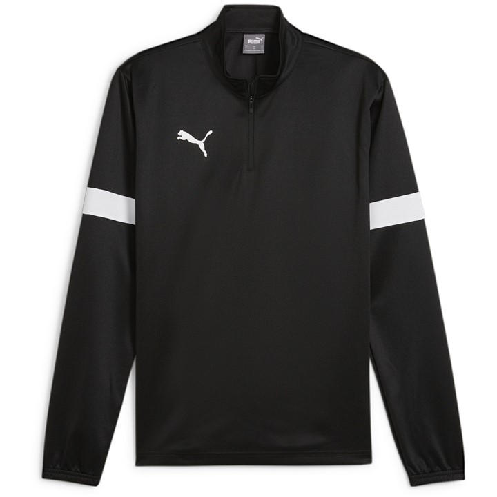 Puma Men's Black Individualrise 1/4 Zip Top Drill in Size L, Sports Direct