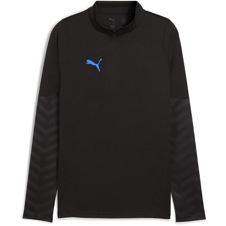 Puma  Black Individual Cup Drill Top  in Size 2XL, Sports Direct