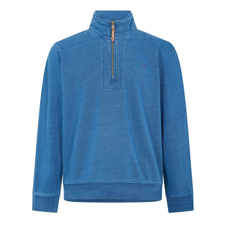 Timberland Men's Blue 1/4 Zip Fleece in Size M, Sports Direct