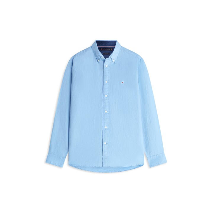 Tommy Hilfiger Men' Blue Long Sleeve Shirt in Size S, Sports Direct