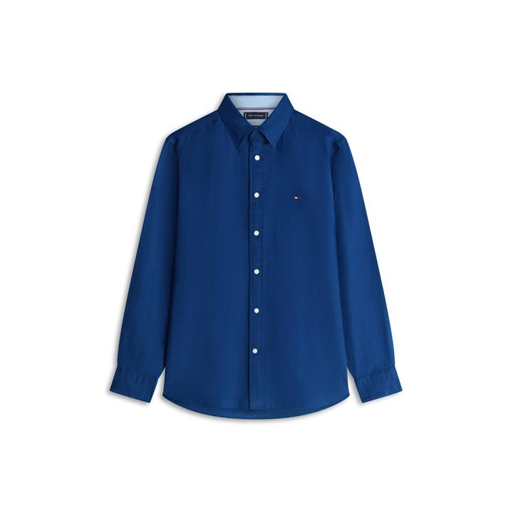 Tommy Hilfiger Men's Blue Long Sleeve Shirt in Size M, Sports Direct