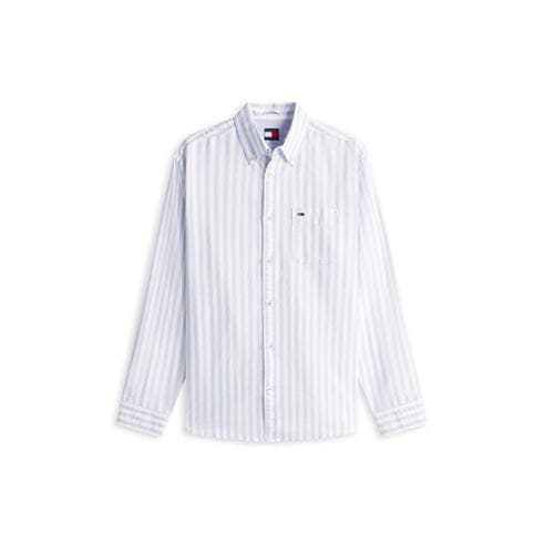 Tommy Jeans - Men's Long Sleeve Patterned Shirt
