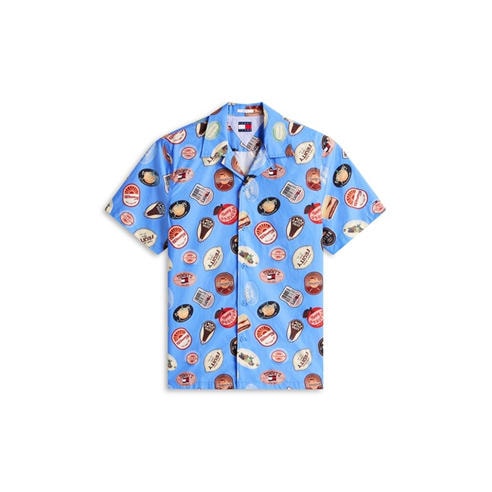 Tommy Jeans - Men's Patterned Short Sleeve Shirt