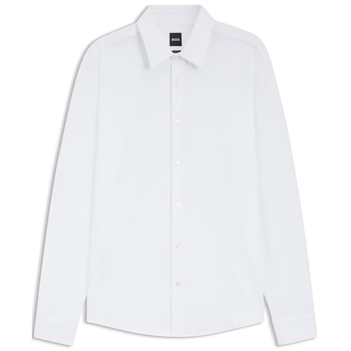 Boss Men's White Long Sleeve Shirt in Size XL, Sports Direct