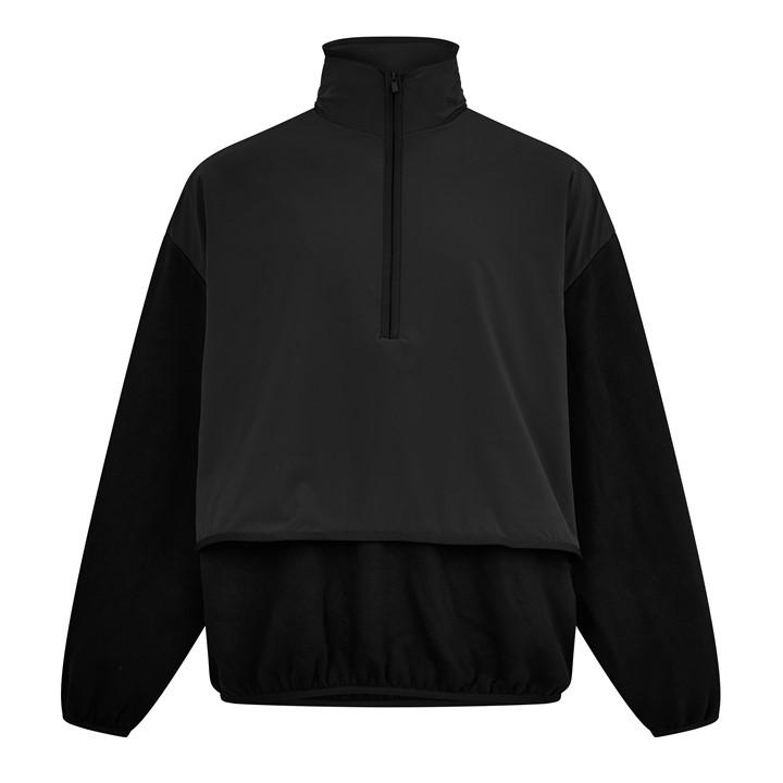 Fear Of God Essentials Men's Black 1/4 Zip Fleece in Size XL, Sports Direct