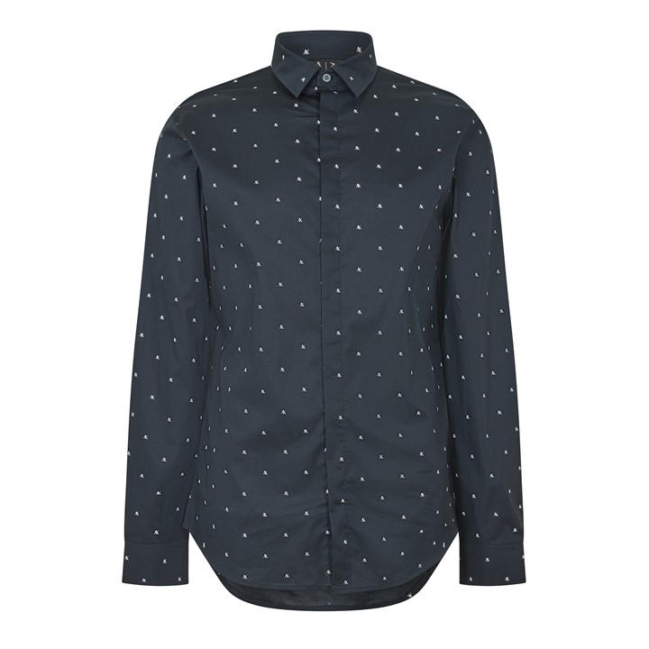 Armani Exchange Men's Blue Shirt in Size XL, Sports Direct
