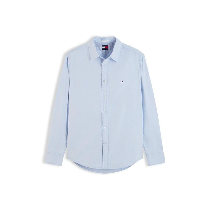 Tommy Jeans Men's Blue Tj Slm Oxford Shirt Sn64 in Size XL, Sports Direct