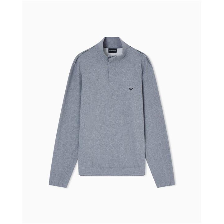 Emporio Armani Men's Grey 1/4 Zip Fleece in Size XL, Sports Direct