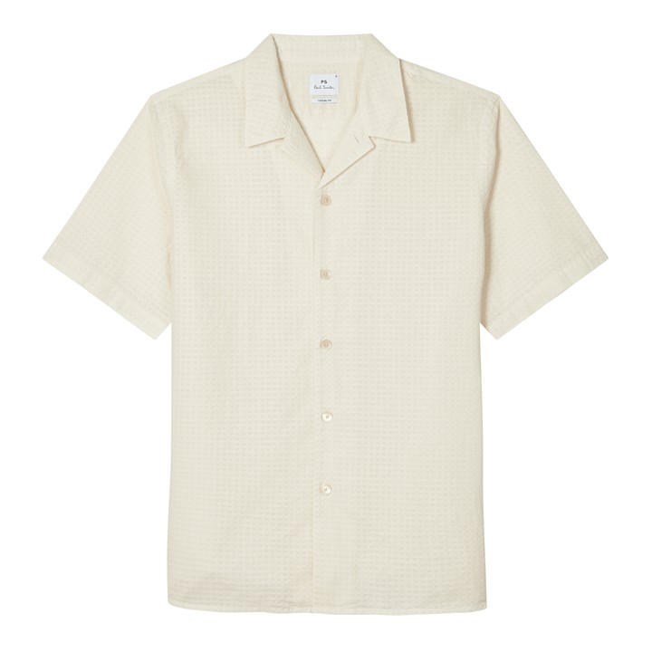 Ps Paul Smith Men's White Short Sleeve Plain Shirt in Size M, Sports Direct