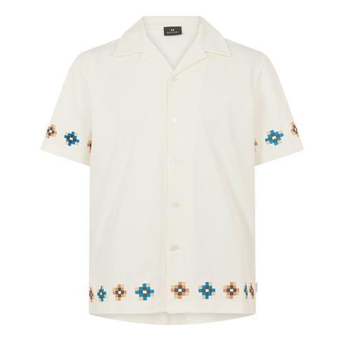 PS Paul Smith - Men's Patterned Short Sleeve Shirt
