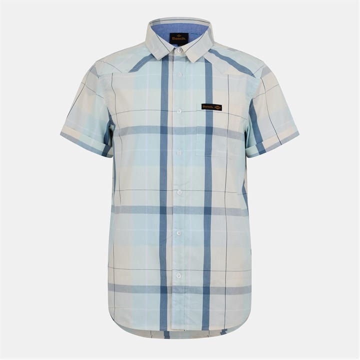 Bench Men's  Short-Sleeve Patterned Shirt in Size L, Sports Direct