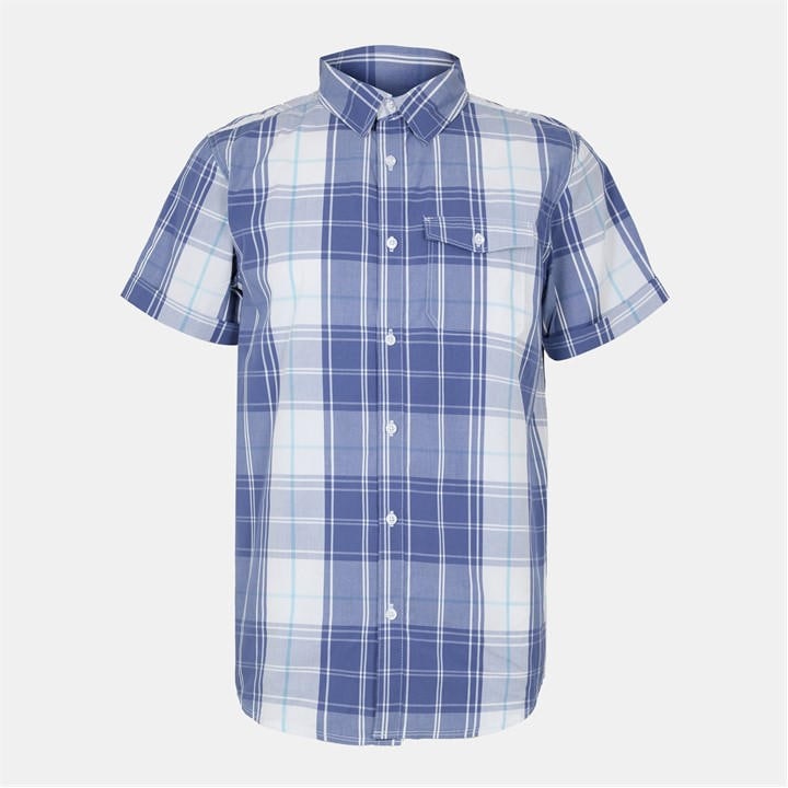 Bench Men'  Short-Sleeve Patterned Shirt in Size S, Sports Direct