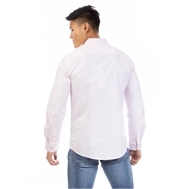 Pink/White - Peter Werth - Men's Long Sleeve Shirt