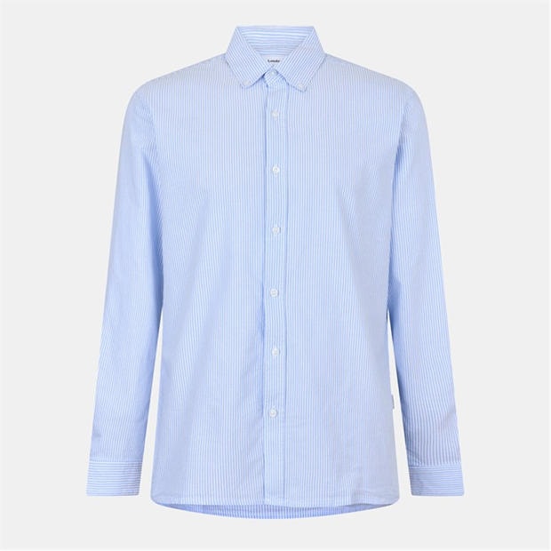 Blue/White - Peter Werth - Men's Long Sleeve Shirt
