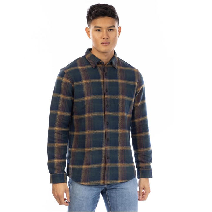 Peter Werth Men'  W Abbott Long Sleeve Plain Shirt in Size S, Sports Direct