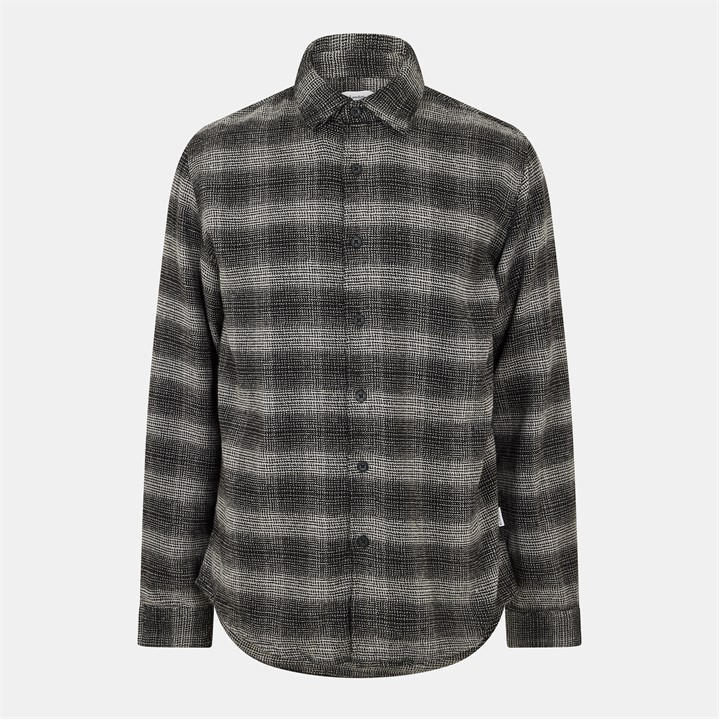Peter Werth Men'  Long Sleeve Plain Shirt in Size S, Sports Direct