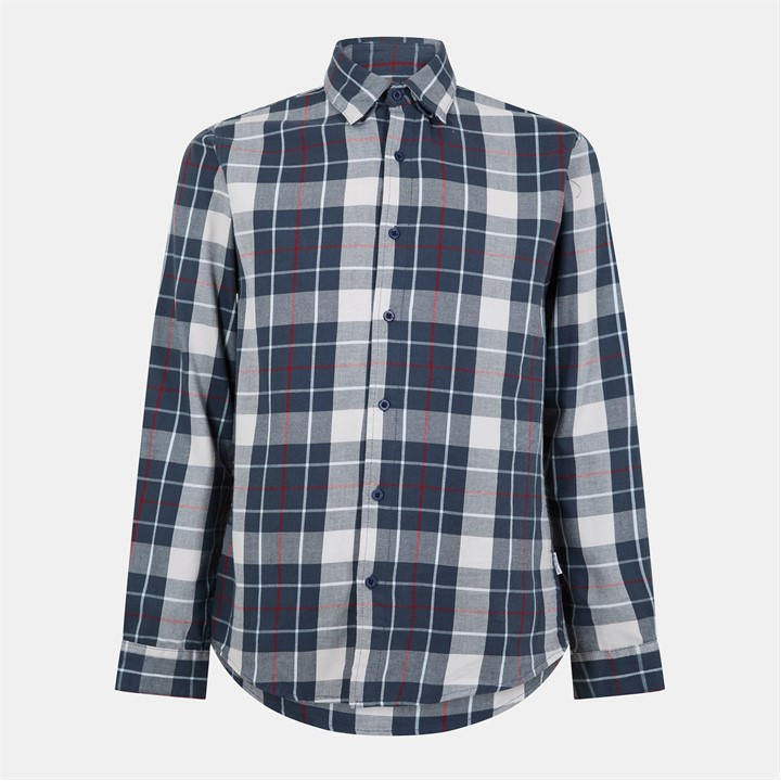 Peter Werth Men'  Long Sleeve Plain Shirt in Size S, Sports Direct
