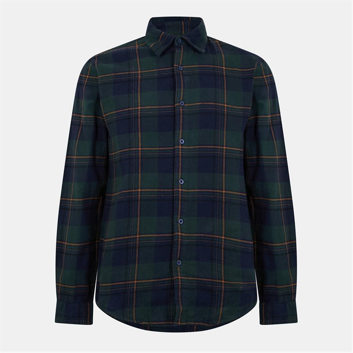 Peter Werth Men'  Long Sleeve Plain Shirt in Size S, Sports Direct