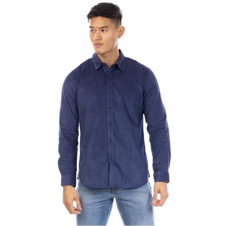 Peter Werth Men' Black W Douglas Long Sleeve Shirt in Size S, Sports Direct
