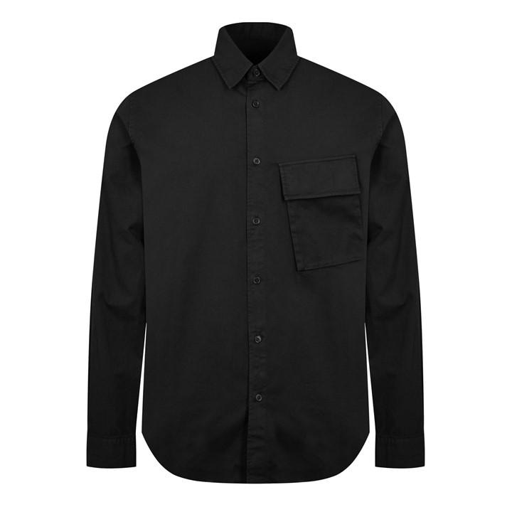 Belstaff Men's Black Scale Shirt in Size 3XL, Sports Direct