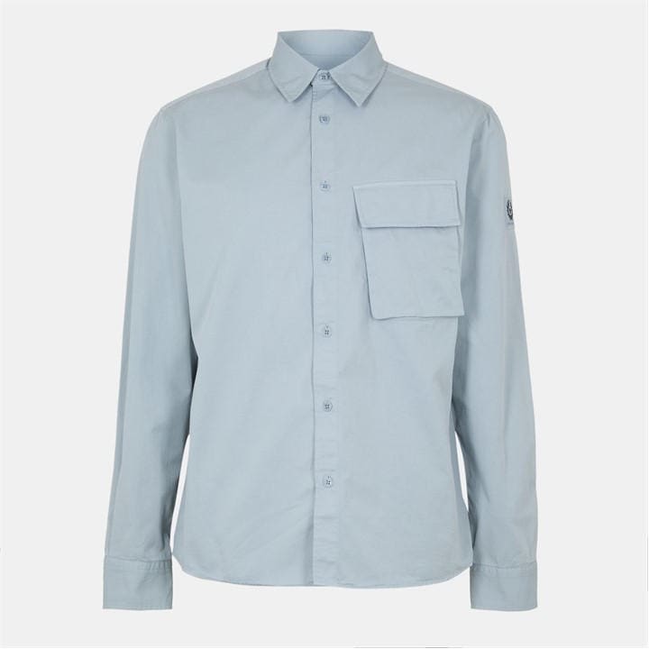 Belstaff Men' Blue Scale Shirt in Size S, Sports Direct