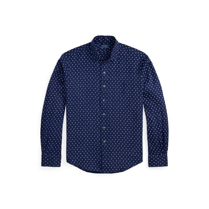 Polo Ralph Lauren Men's Blue Long Sleeve Patterned Shirt in Size XL, Sports Direct