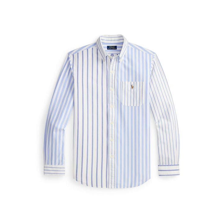 Polo Ralph Lauren Men's Blue Long Sleeve Patterned Shirt in Size M, Sports Direct