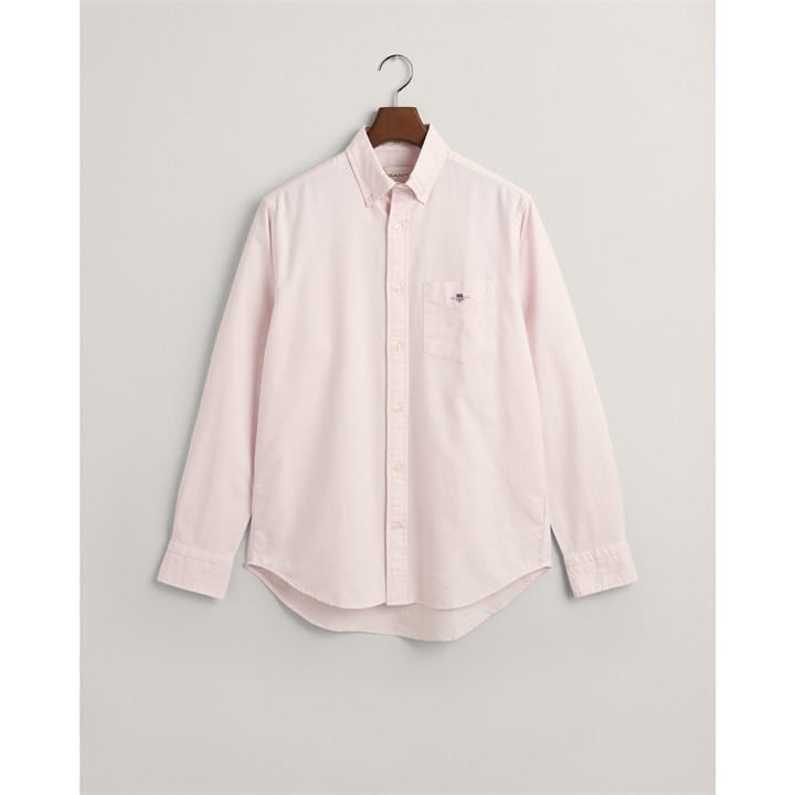 Gant Men's Pink Regular Fit Oxford Shirt in Size 2XL, Sports Direct