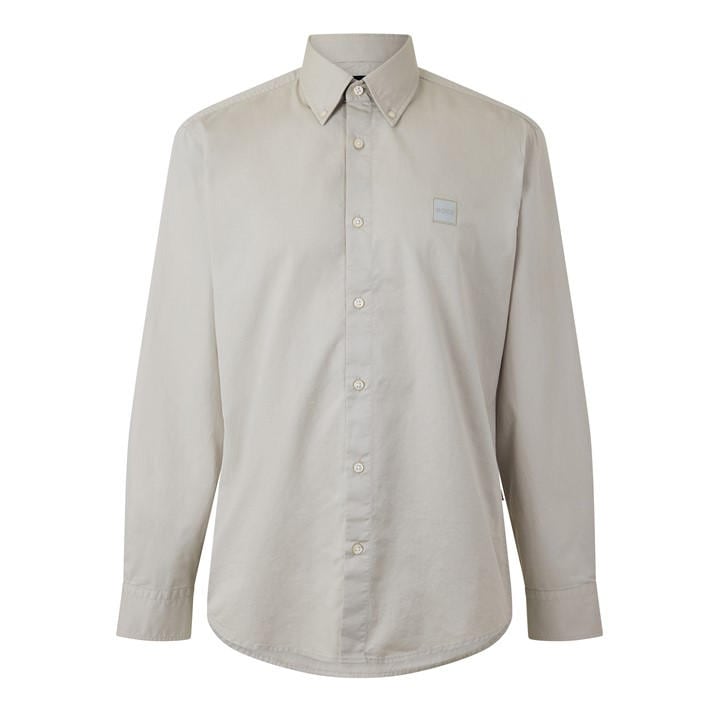Boss Men's Beige Long Sleeve Shirt in Size XL, Sports Direct