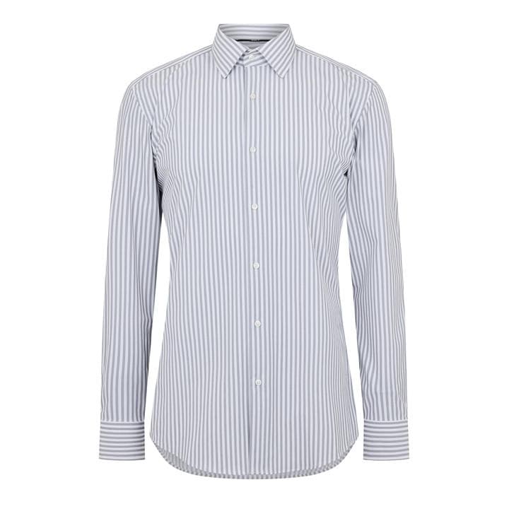 Boss Men's Grey P Hank Kent Long Sleeve Oxford Shirt in Size 37, Sports Direct