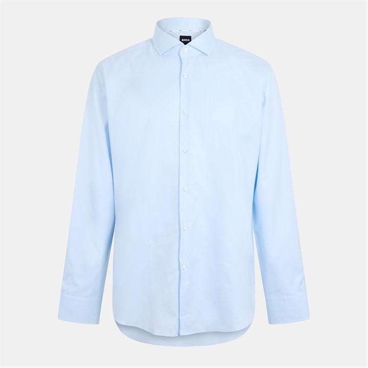 Boss Men' Blue Long Sleeve Oxford Shirt in Size S, Sports Direct