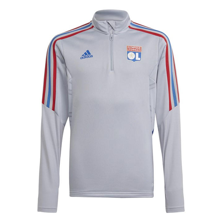 Olympique Lyonnais   Kids  Kids  Training Top 2021, Football by adidas in Size 10, Sports Direct