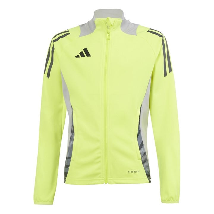 Adidas  Kids Yellow ' Tiro24 Tracksuit Top in Size 11 - 12 Years, Sports Direct