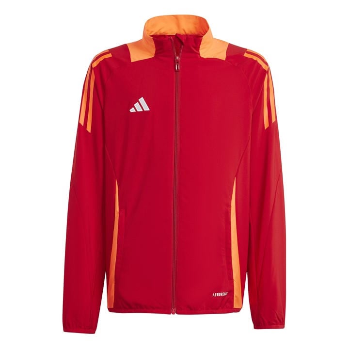 Adidas  Kids Red ' Tiro24 Tracksuit Top in Size 11 - 12 Years, Sports Direct