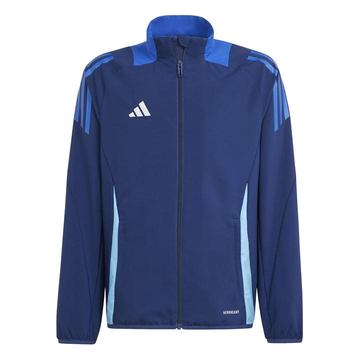 Adidas  Kids Blue ' Tiro24 Tracksuit Top in Size 11 - 12 Years, Sports Direct