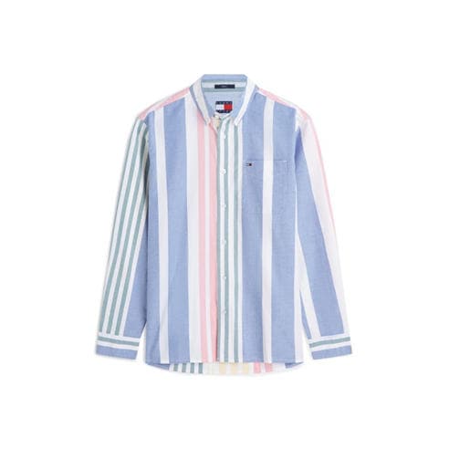 Tommy Jeans - Men's Long Sleeve Patterned Shirt