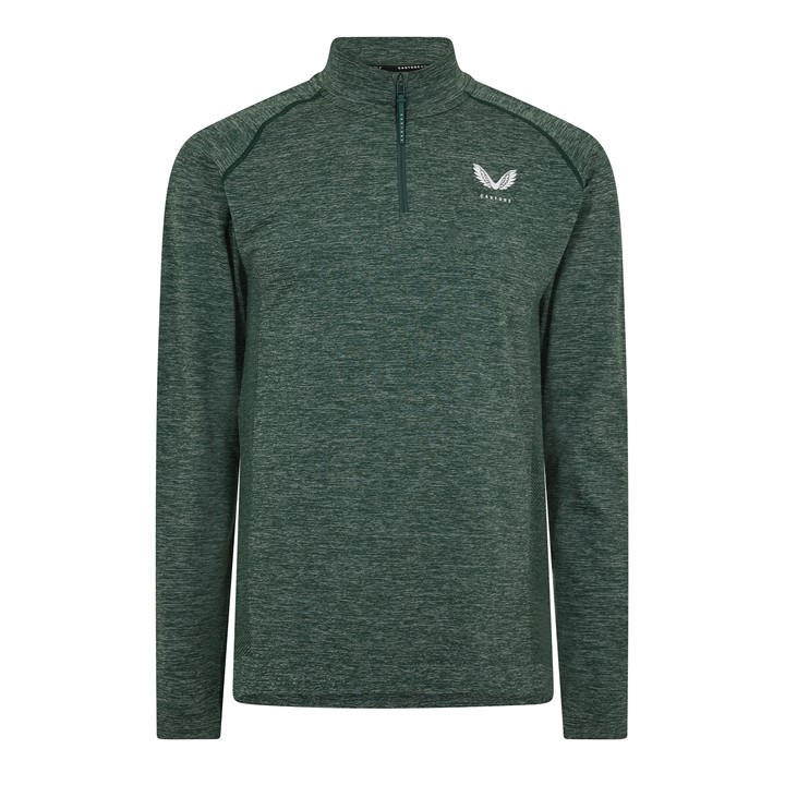 Castore Men's Grey 1/4 Zip Fleece in Size L, Sports Direct