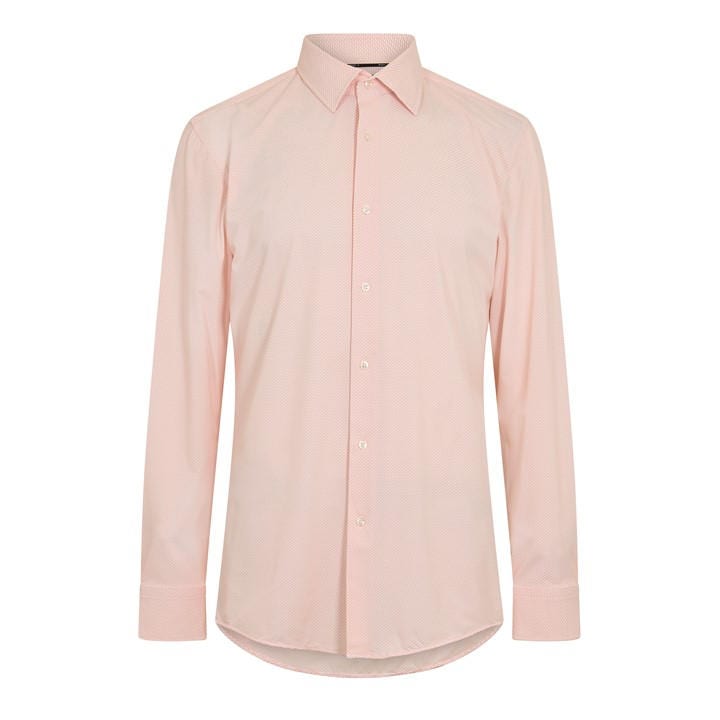 Boss Men's Orange P Hank Kent Long Sleeve Oxford Shirt in Size 37, Sports Direct