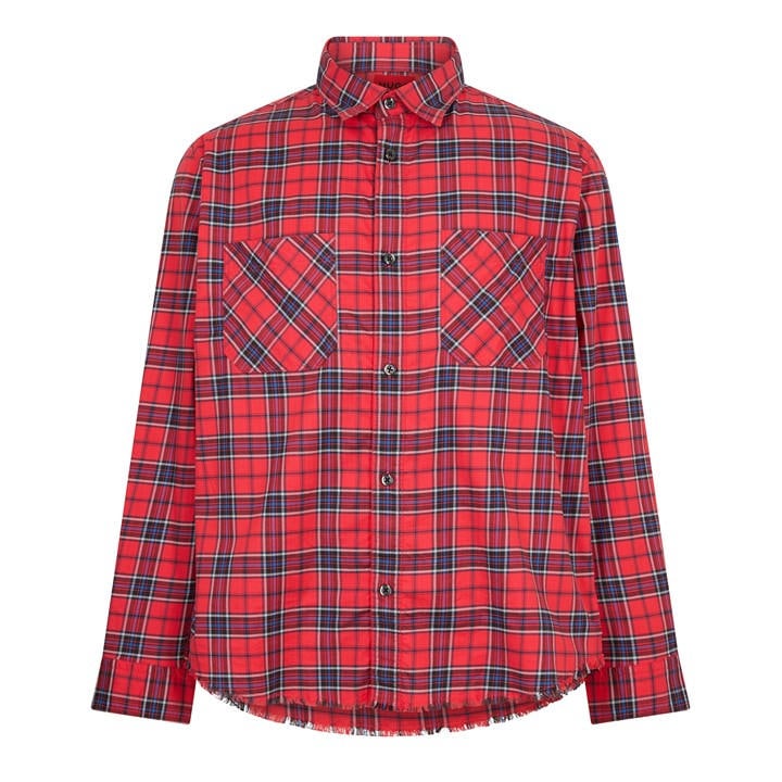 Hugo Men's Pink Egit Long Sleeve Oxford Shirt in Size L, Sports Direct