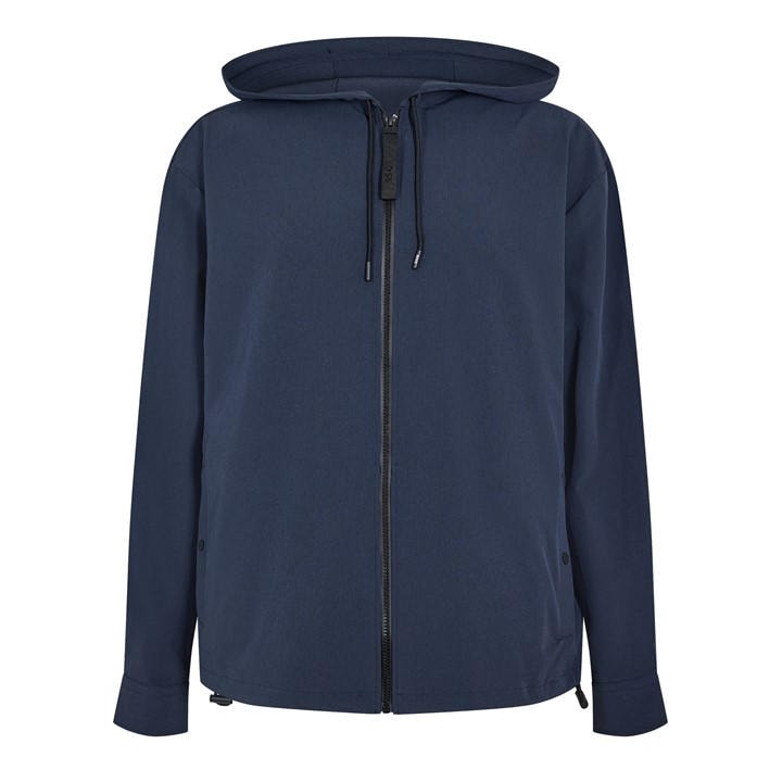 Boss Men's Blue Olson Hood Long Sleeve Oxford Shirt in Size M, Sports Direct