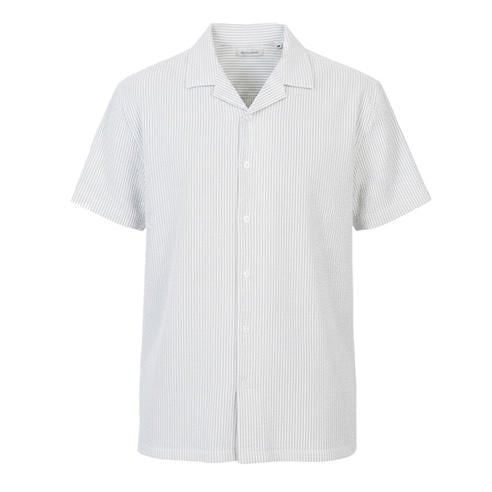 Brave Soul - Men's Revere Collar Short Sleeve Patterned Shirt