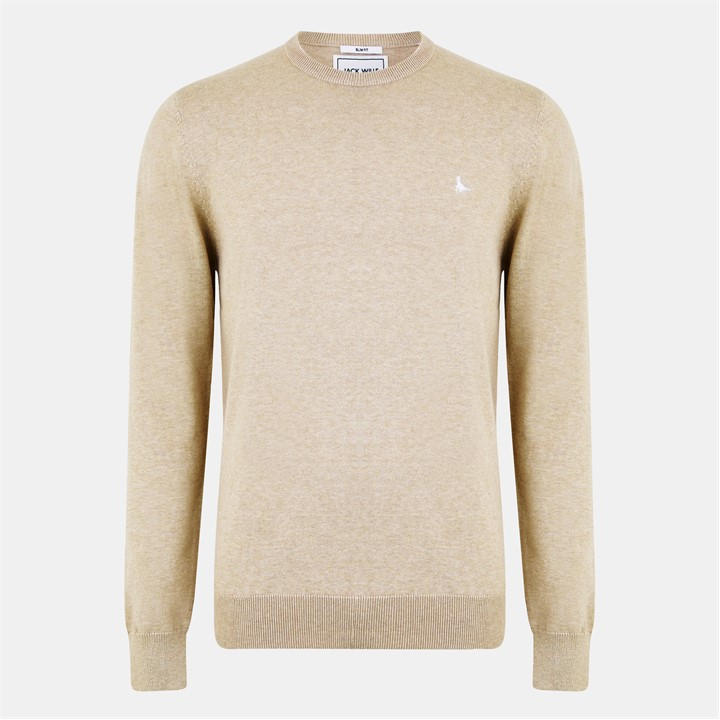 Jack Wills Men's Green Jack Seabourne Crew Neck Logo Jumper in Size 2XL, Sports Direct