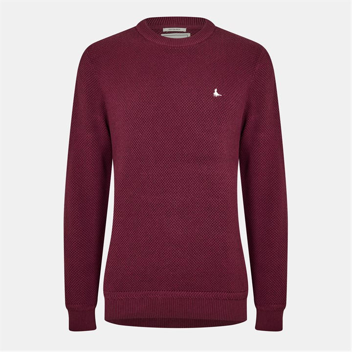 Jack Wills Men's Brown Linus Seed Stitch Crew Neck Jumper in Size XL, Sports Direct
