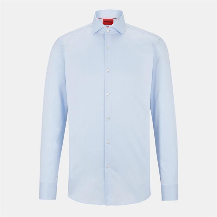 Hugo Men's Blue Kason Long-Sleeve Shirt in Size 2XL, Sports Direct