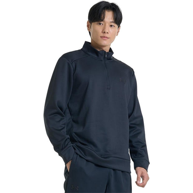 Černá - Under Armour - Armour Fleece® ¼ Zip Men'