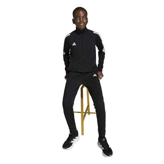 Melns/Balts - adidas - Sereno Track Jacket Juniors